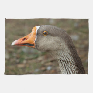 Paño De Cocina Greylag Swan Goose Cross