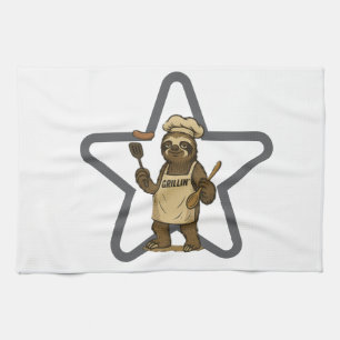 Paño De Cocina Grillin' Sloth Star
