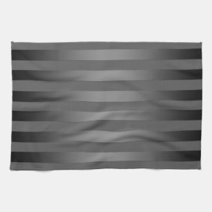 Paño De Cocina Gris, rayas, gradiente, rayas grises, simple