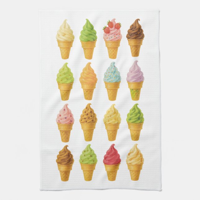 Paño De Cocina Grito para helado (Vertical)