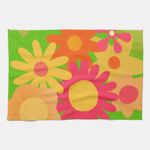 Paño De Cocina groovy mod floral