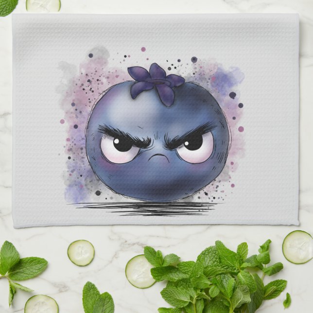 Paño De Cocina Grumpy Blueberry (Doblado)