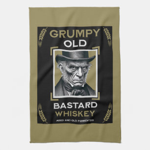Paño De Cocina Grumpy Old Bastard Whiskey