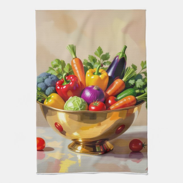 Paño De Cocina „Grüne Kraft – Das Leben aus der Erde“ (Vertical)