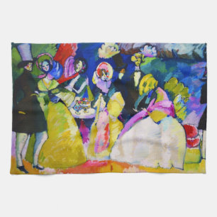Paño De Cocina Grupo en Crinolinas por Wassily Kandinsky