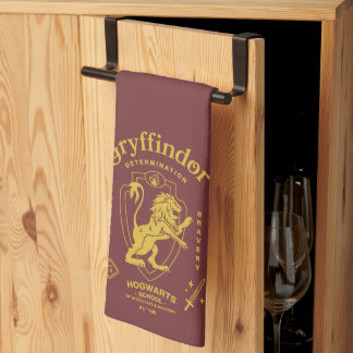 Paño De Cocina GRYFFINDOR™ Determinación Coraje Valentía Escudo