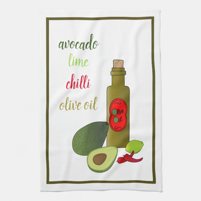 Paño De Cocina Guacamole (Vertical)