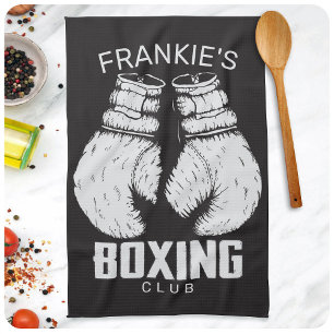 Paño De Cocina Guantes de boxeador de club de boxeo personalizado
