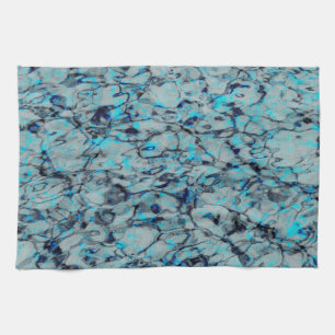 Paño De Cocina Guay, arte digital moderno de color azul