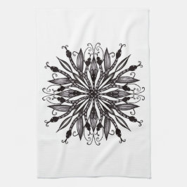 Paño De Cocina Guay Snakes Black And White Botantic Gothic