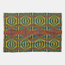 Paño De Cocina Guay Trendy Blue Red Yellow Vintage Tribal