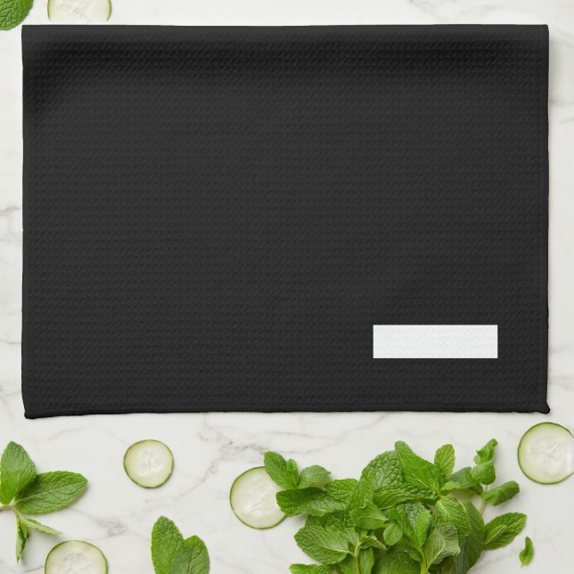 Paño De Cocina Guión blanco y negro (Doblado)