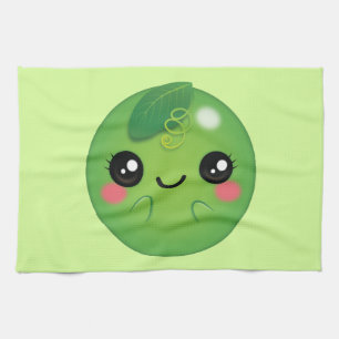 Paño De Cocina Guisante de Kawaii