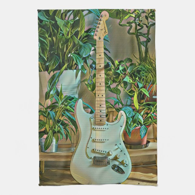 Paño De Cocina Guitarist gifts (Vertical)