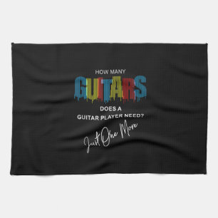 Paño De Cocina Guitarista Cuántos Guitars tiene cumpleaños