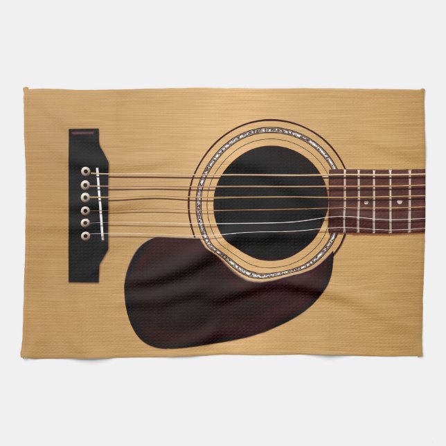 Paño De Cocina Guitarra acústica superior Spruce (Horizontal)