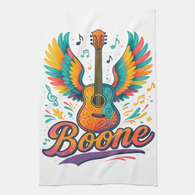 Paño De Cocina Guitarra Boone (Vertical)