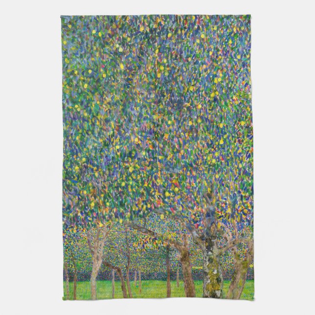 Paño De Cocina Gustav Klimt - Árbol de peras (Vertical)