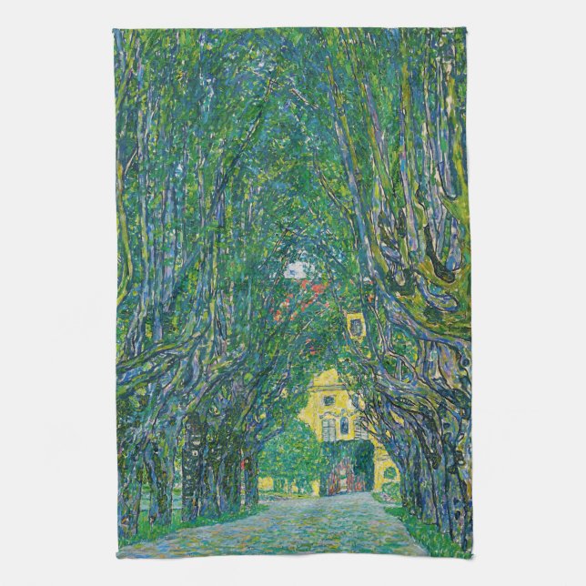 Paño De Cocina Gustav Klimt - Avenida en el Parque Schloss Kammer (Vertical)