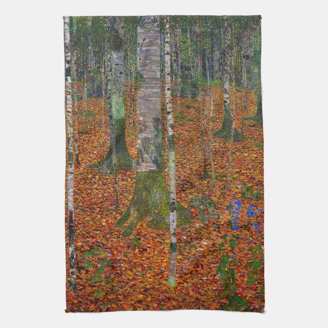 Paño De Cocina Gustav Klimt - Birch Wood (Vertical)