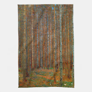 Paño De Cocina Gustav Klimt - Bosque Pino de Tannenwald