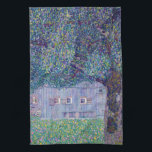 Paño De Cocina Gustav Klimt - Casa de campo en el Alto Austria<br><div class="desc">Casa de campo en la Alta Austria - Gustav Klimt,  Oil on Canvas,  1911</div>