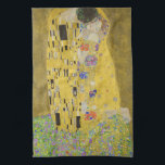 Paño De Cocina Gustav Klimt - El beso<br><div class="desc">El beso/Der Kuss - Gustav Klimt en 1907-1908</div>