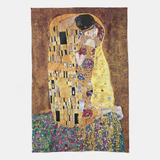 Paño De Cocina Gustav Klimt - El Beso - Arte Nouveau Antiguo