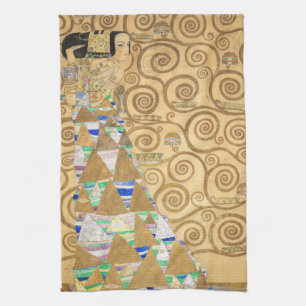 Paño De Cocina Gustav Klimt - Expectativa, Frieze Stoclet