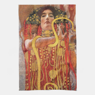 Paño De Cocina Gustav Klimt - Higía Diosa de la Medicina de la Sa