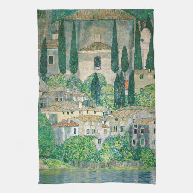 Paño De Cocina Gustav Klimt - Iglesia de Cassone (Vertical)