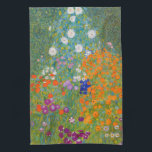 Paño De Cocina Gustav Klimt - Jardín de flores<br><div class="desc">Jardín de flores - Gustav Klimt en 1905-1907</div>