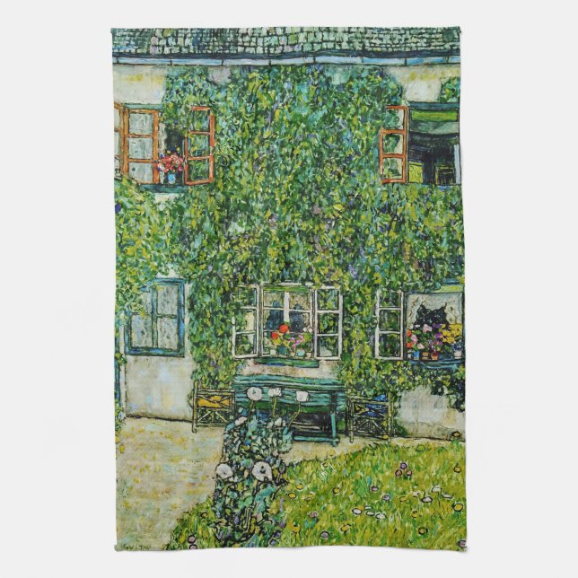 Paño De Cocina Gustav Klimt - La Casa de la Guardia (Vertical)