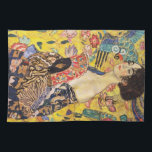 Paño De Cocina Gustav Klimt Lady Con Ventilador<br><div class="desc">Gustav Klimt Lady Con Ventilador</div>