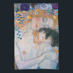 Paño De Cocina Gustav Klimt - Madre e hijo<br><div class="desc">Madre e hijo (detalle de las tres edades de la mujer) - Gustav Klimt,  Oil on Canvas,  1905</div>
