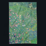 Paño De Cocina Gustav Klimt - Paisaje de los jardines italianos<br><div class="desc">Paisaje Jardín Italiano / Paisaje Horticultural Italiano - Gustav Klimt,  Petróleo en Lienzo,  1913</div>
