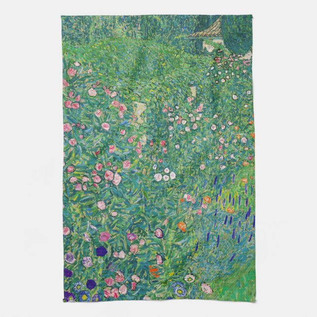 Paño De Cocina Gustav Klimt - Paisaje de los jardines italianos (Vertical)
