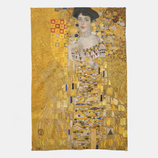 Paño De Cocina Gustav Klimt - Retrato de Adele Bloch-Bauer I (Vertical)