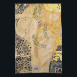 Paño De Cocina Gustav Klimt - Serpientes de Agua I<br><div class="desc">Serpientes de Agua I / La Hydra - Gustav Klimt,  Tempera y acuarela en pergamino,  1904-1907</div>
