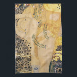 Paño De Cocina Gustav Klimt - Serpientes de Agua I<br><div class="desc">Serpientes de Agua I / La Hydra - Gustav Klimt,  Tempera y acuarela en pergamino,  1904-1907</div>