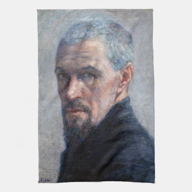 Paño De Cocina Gustave Caillebotte - Autoretrato (Vertical)