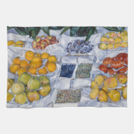 Paño De Cocina Gustave Caillebotte - Fruta mostrada en un stand