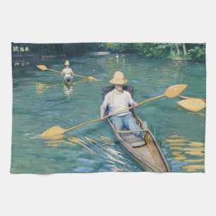 Paño De Cocina Gustave Caillebotte - Saltos en los Yerres