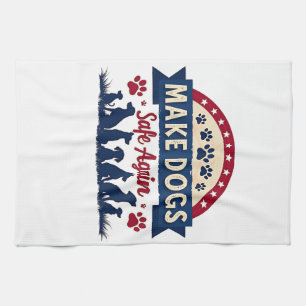 Paño De Cocina Hacer que los perros vuelvan a estar a salvo