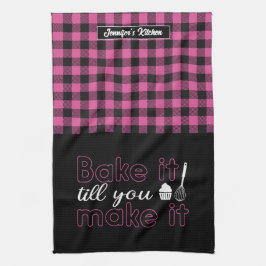 Paño De Cocina Hacerlo Fundido Hasta Que Lo Hagas Pink Planteado