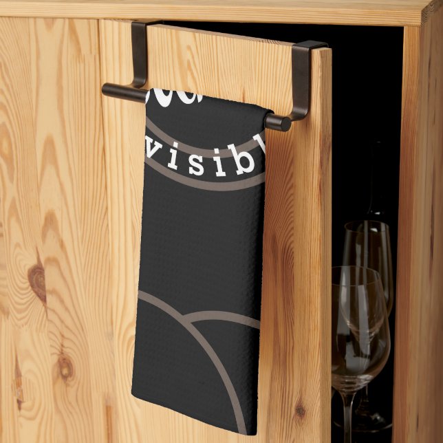 Paño De Cocina Hacerse visible el amor (Pliegue de tercios)