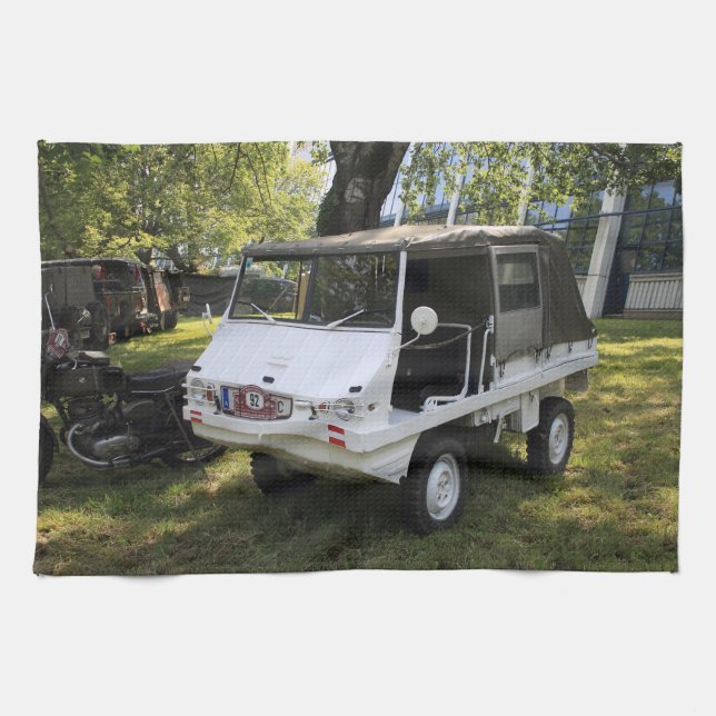 Paño De Cocina Haflinger de puch blanco (Horizontal)