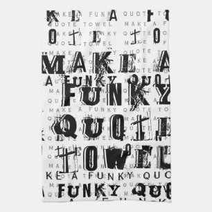 Paño De Cocina Haga su propio blanco enrrollado personalizado de