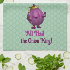 Paño De Cocina Hail the Onion King - vena graciosa - lema persona