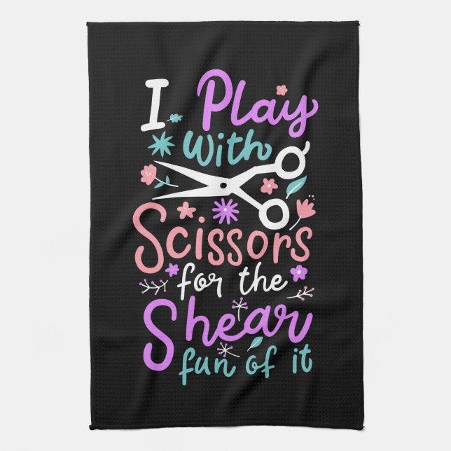 Paño De Cocina Hairdresser Hairstylist Gift (Vertical)